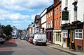 Broad Street shops, Leominster. Royalty Free Stock Photo