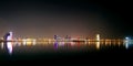 Broad view of Bahrain skyline, HDR Royalty Free Stock Photo