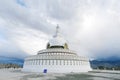 A broad view of beautiful Shanti stupa