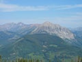 High alpine view from Crested Butte Royalty Free Stock Photo