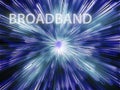 Broadband illustration Royalty Free Stock Photo