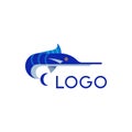 Broadbill logo design, vector icon or clipart.