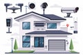 Broadcast documentaries via alarm systems feature video, motion detection, cameras, CCTV, and digital camera technologies.