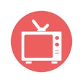 Broadcast media Vector icon which can easily modify or edit Royalty Free Stock Photo