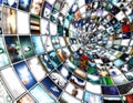 Broadcast Tunnel Royalty Free Stock Photo