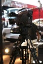 Broadcast video camera Royalty Free Stock Photo