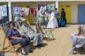 Broadstairs Dickens Festival beach party.