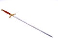 Broadsword Isolated over white Royalty Free Stock Photo