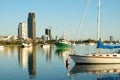 Broadwater Boats Gold Coast Royalty Free Stock Photo