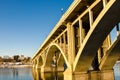 Broadway Bridge Saskatoon Two Royalty Free Stock Photo