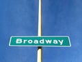 The Broadway Road name Plate