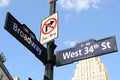 Broadway Road Sign