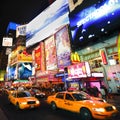 Broadway show billboards Royalty Free Stock Photo