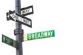 Broadway sign Royalty Free Stock Photo