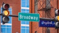 Broadway sign in Nashville - NASHVILLE, USA - JUNE 15, 2019