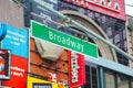 Broadway sign in New York City, USA