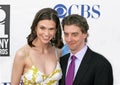 Sutton Foster and Christian Borle at 2005 Tony Awards in New York City Royalty Free Stock Photo