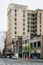 Broadway Street, in Detroit, Michigan Royalty Free Stock Photo