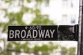 Broadway street sign