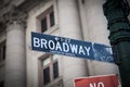 Broadway street sign
