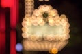 Broadway Theater Marquee Lights Bokeh Royalty Free Stock Photo