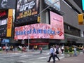 Broadway and Times Square area