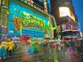 Broadway Times Square at night, New York Royalty Free Stock Photo