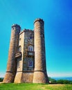 Broadway Tower on a sunny day Royalty Free Stock Photo