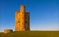 Broadway Tower before sunset, Cotswolds, UK Royalty Free Stock Photo