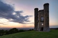 Broadway Tower with valley view, Cotswolds, UK