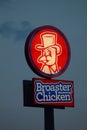 Broaster Chicken illuminated sign