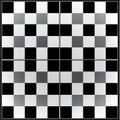 Create Alternating Black And White Squares Brocatelle Pattern Royalty Free Stock Photo