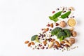 Broccoli, beans and nuts - vegan sources of vegetable protein