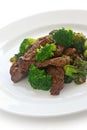 Broccoli beef , chinese food Royalty Free Stock Photo