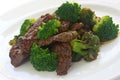 Broccoli beef , chinese food Royalty Free Stock Photo