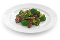 Broccoli beef , chinese food Royalty Free Stock Photo