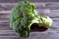 Broccoli (Brassica oleracea var. italica), an edible green plant in the cabbage family (family Brassicaceae) Royalty Free Stock Photo