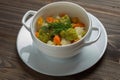 Broccoli cauliflower soup Royalty Free Stock Photo