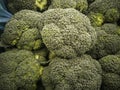 Broccoli in greengrocer