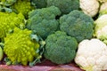 Broccoli on a market