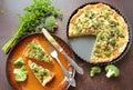 Broccoli pie Royalty Free Stock Photo