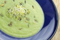 Broccoli puree soup. Royalty Free Stock Photo