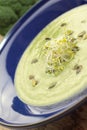 Broccoli puree soup. Royalty Free Stock Photo