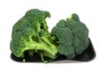 Broccoli On Tray Royalty Free Stock Photo