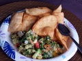 Broccolli and spinach dip meal Royalty Free Stock Photo