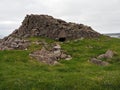 Broch of Culswick. Mainland, Shetland Islands Royalty Free Stock Photo