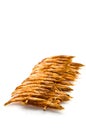 Brochette of dried shrimp Royalty Free Stock Photo