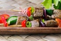 Brochettes barbecue Royalty Free Stock Photo