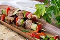 Brochettes barbecue Royalty Free Stock Photo