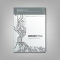 Brochure book with design printed circuit board template